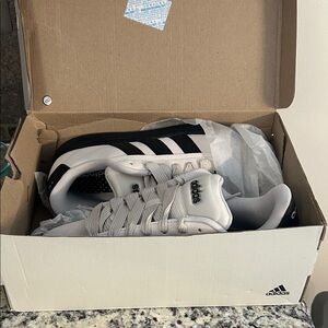 adidas Gray and Black Sneakers